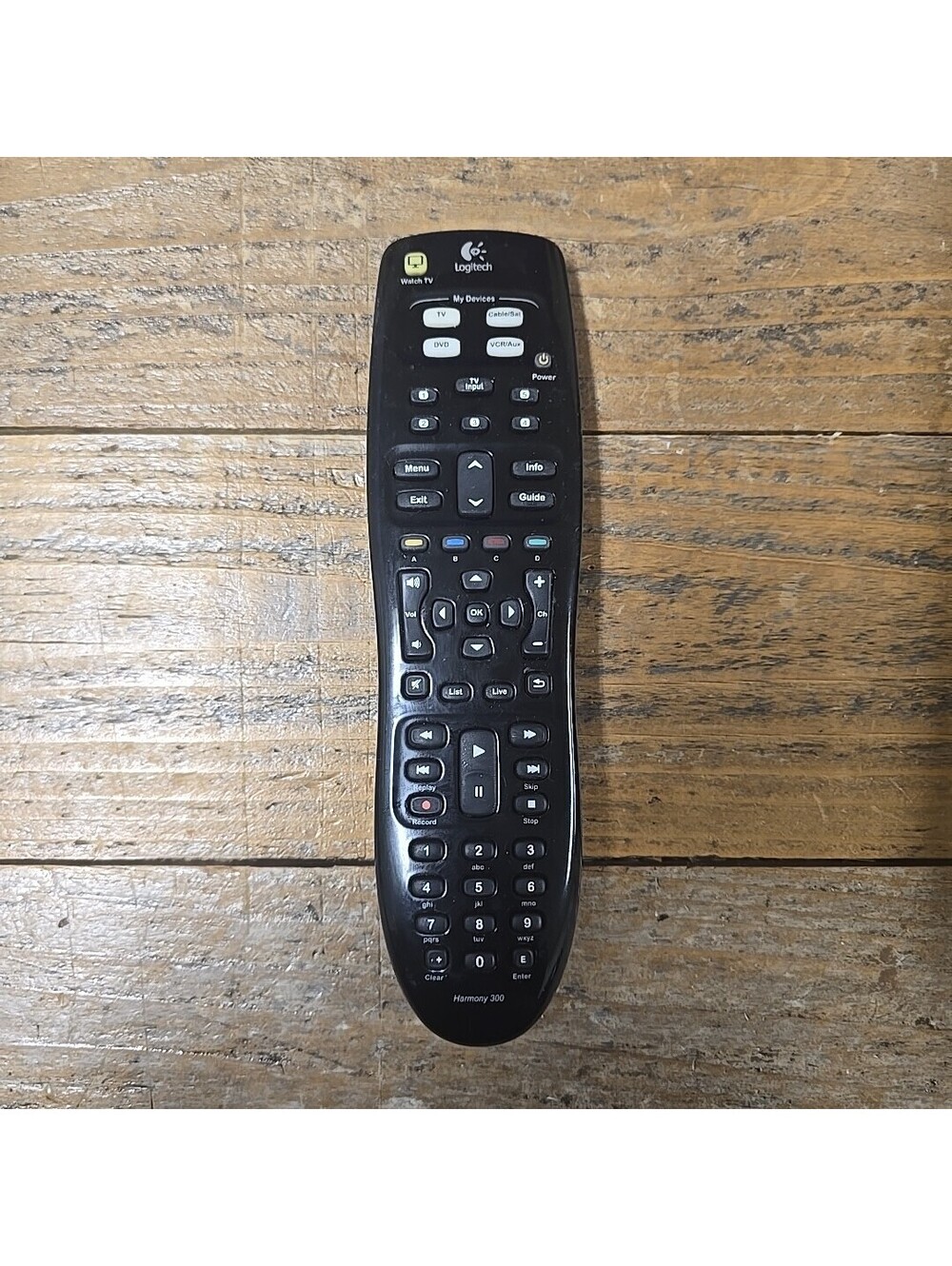 Logitech Harmony 300 Universal Remote Control N-10004 TV AVR Cable PC Game etc..